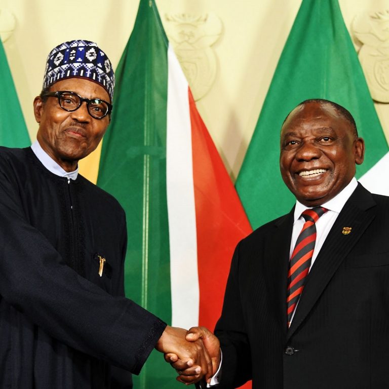 BREAKING: Buhari receives South African President Ramaphosa in Aso Rock amid Omicron COVID-19 concerns