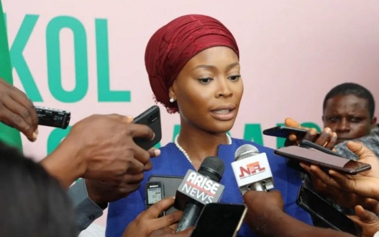 Khadijah Okunnu, Femi Okunnu’s daughter, declares her candidacy to succeed Buhari in 2023.
