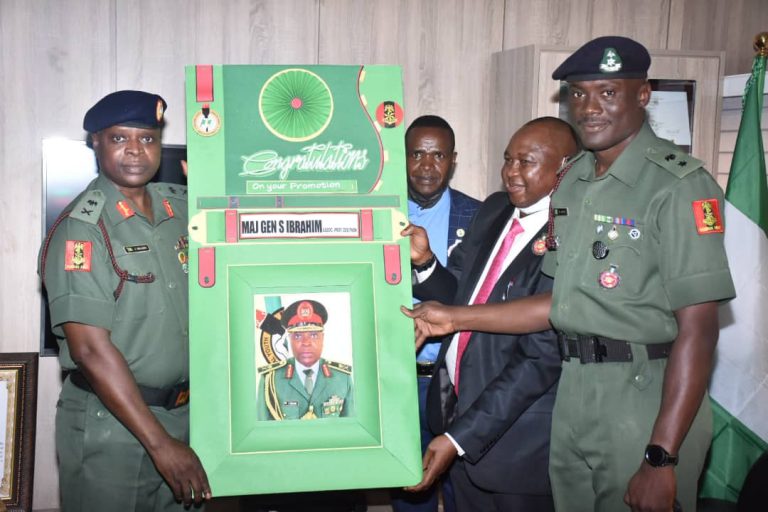 NYSC WELCOMES DG WITH HIS NEW RANK