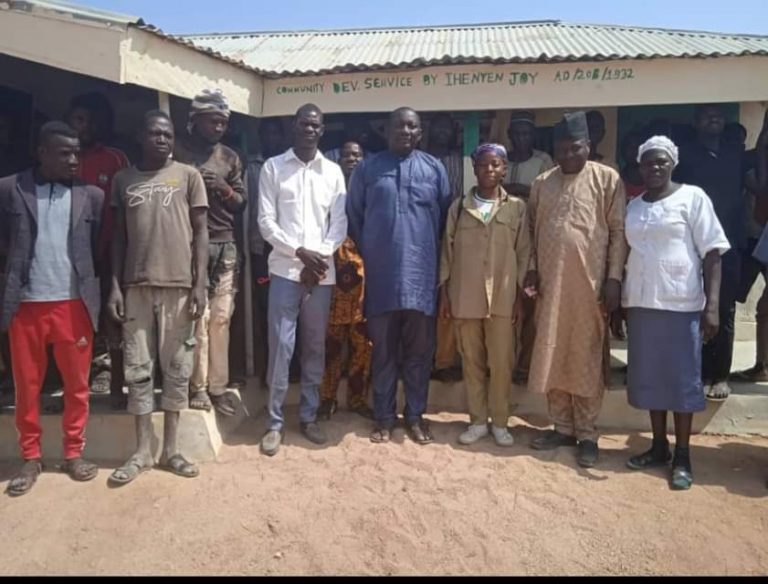 NYSC member convert dilapidated building to clinic in remote Adamawa state village