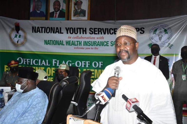 FG flags-off enrollment of corps members into NHIS