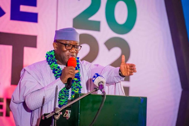 Breaking: Governor Fayemi of APC rejects consensus agreement, claiming that Buhari’s candidates would fight it out