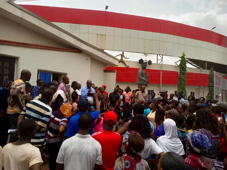 Protests erupt as Obaseki fires 513 sports workers