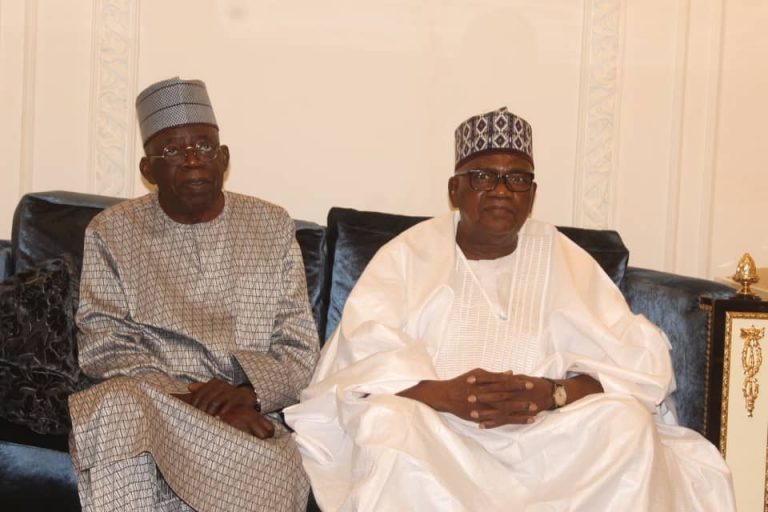 Defection: Tinubu, Ganduje, Kashim storm Goje’s residence