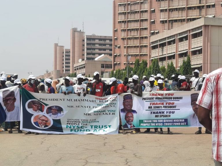 1, 000 CSOs March In Abuja To support NYSC- Trust Fund