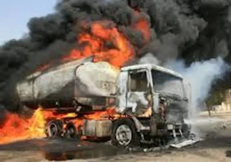 In Lagos, Fuel Tanker Explodes, Destroying Petrol Station, Residential Building