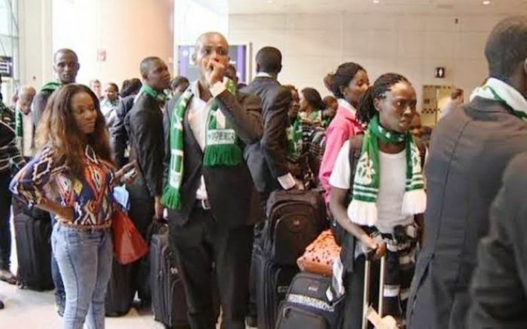 NEWS FLASH: The first group of Nigerians has arrived from Ukraine.