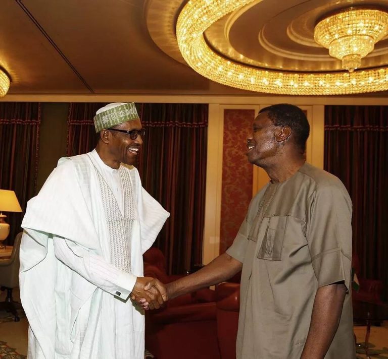 President Buhari Celebrates Pastor Adeboye At 80
