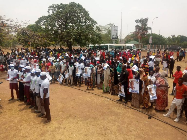 Northern APC youth, women in mother of all rally to Villa, adopts Tinubu as consensus candidate