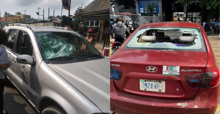 Breaking: Hoodlums attack Obi supporters in Lagos