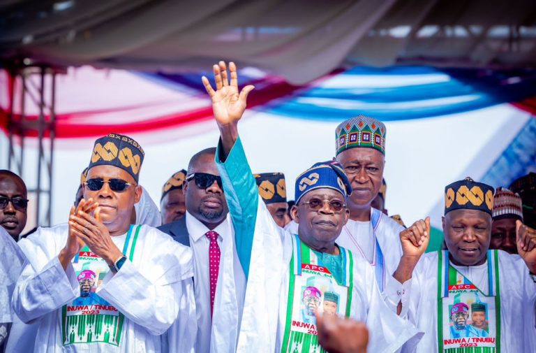 What Tinubu said during APC presidential rally in Gombe