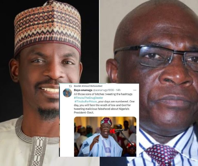 Bashir Ahmad amplifies Bayo Onanuga’s tweet saying Tinubu’s critics will quickly fade away.