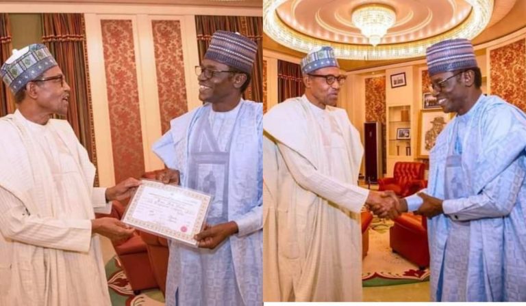 President Buhari congratulates Governor Buni