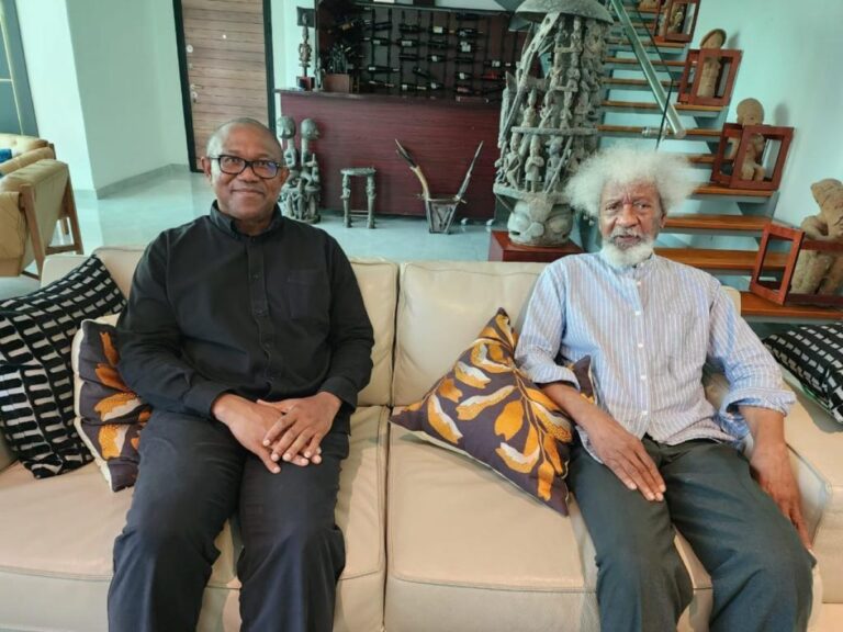 Peter Obi speaks following his visit to Wole Soyinka amid controversy