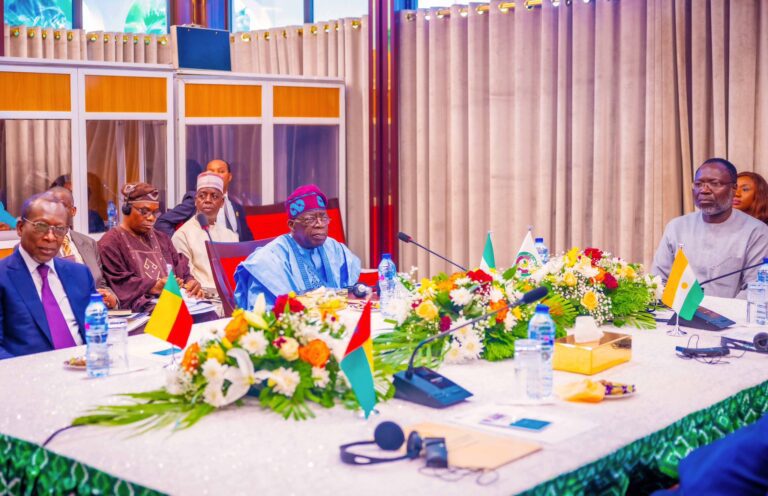 Tinubu Hosts Three West African Presidents