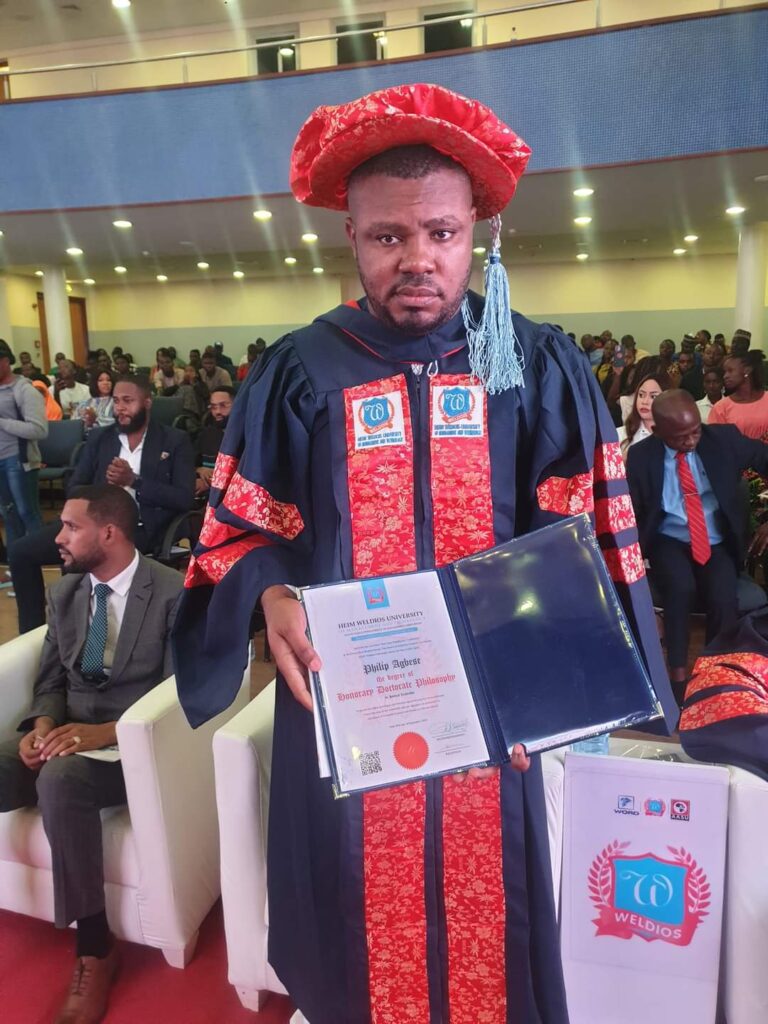 Chief Philip Agbese Bags Honorary Doctorate Degree in Political Leadership