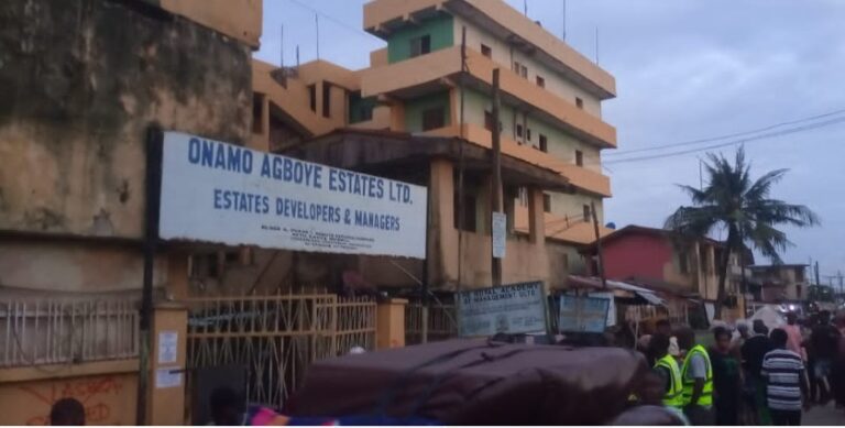 Breaking: 800-room Lagos building collapses, leaving two people hurt