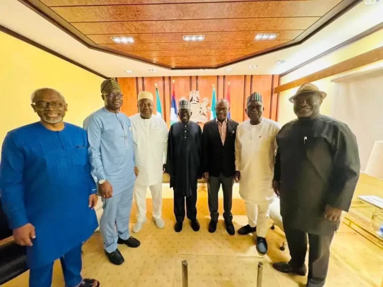Tinubu Meets with Wike, Makinde, Other G5 Leaders