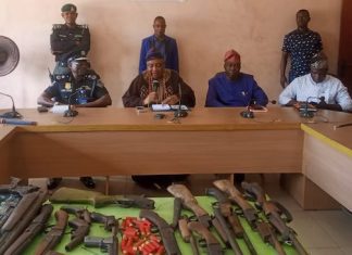 48 renounce cultism in Ogun, surrender arms