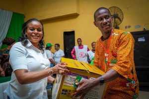 Anambra first lady distributes health supplies to elderly