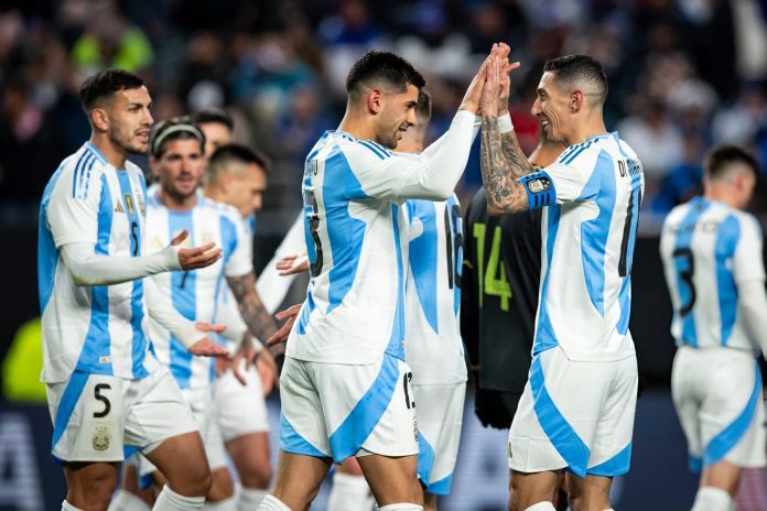 Argentina down El Salvador 3-0 in friendly without Messi