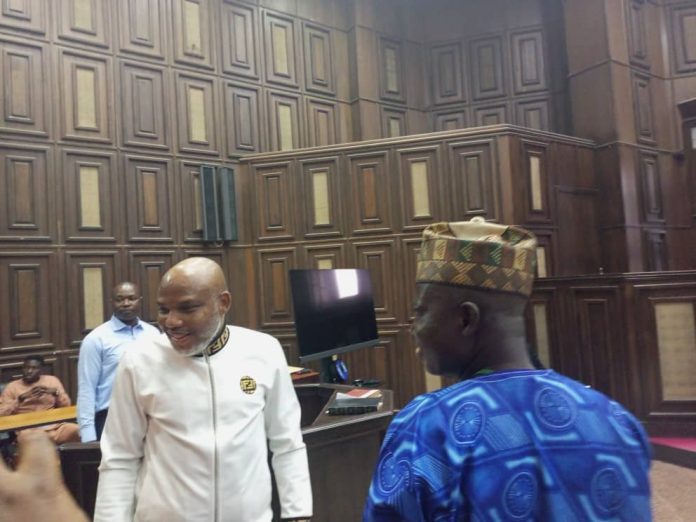 Court denies Nnmadi Kanu bail