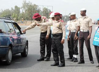 Danger looms, FRSC warns truck drivers parking on Benue bridge