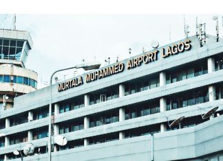 Lagos airport power outage due to electrical spark