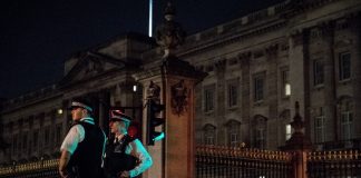 Man arrested for crashing car into Buckingham Palace gates