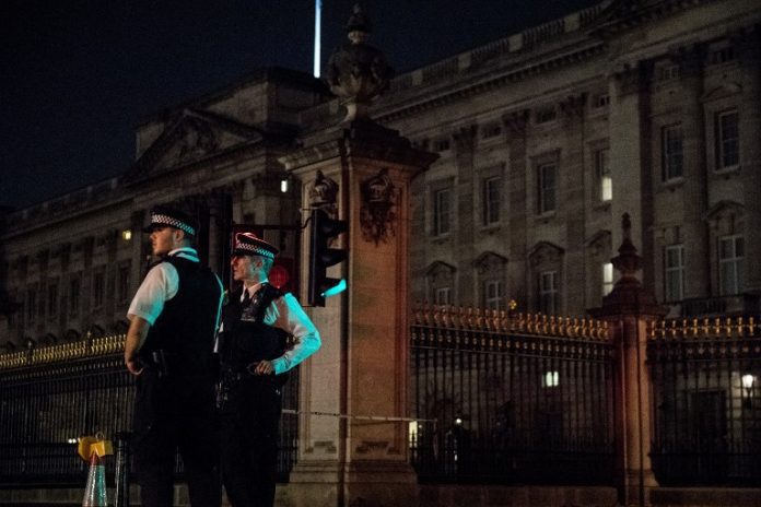 Man arrested for crashing car into Buckingham Palace gates