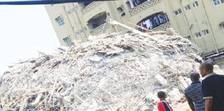 Many feared trapped as five-storey building collapses in Anambra