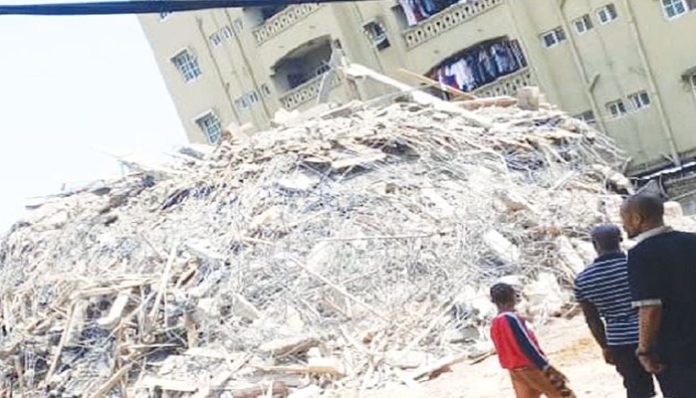 Many feared trapped as five-storey building collapses in Anambra