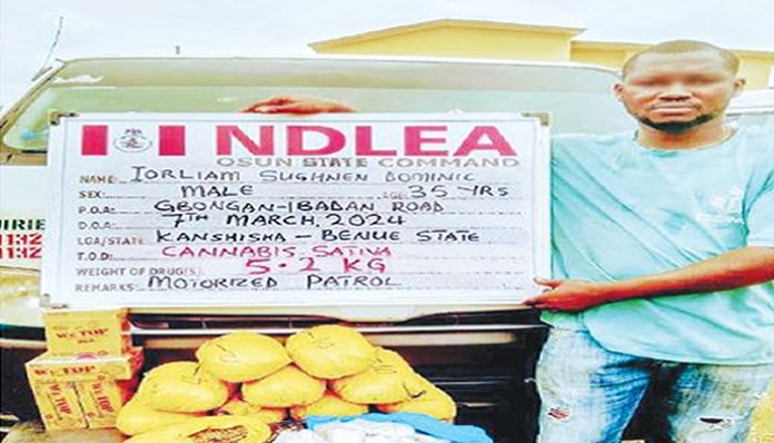 NDLEA intercepts illicit drugs hidden in bus engine