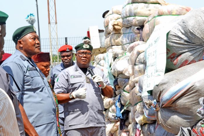 Ogun customs intercept 940 rounds of ammunition in bags of garri