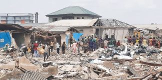 Ogun monarch orders demolition of shops, traders kick