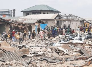 Ogun monarch orders demolition of shops, traders kick