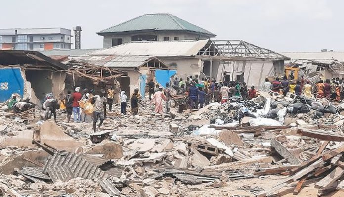 Ogun monarch orders demolition of shops, traders kick