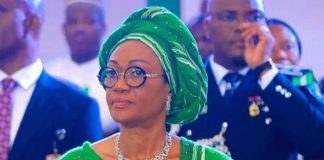 President’s wife opens digital economy centre in Oyo