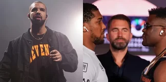 Rapper Drake loses $615,000 bet on Joshua vs Ngannou fight