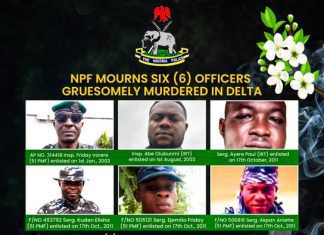 Six policemen killed in Delta ambush, six others missing