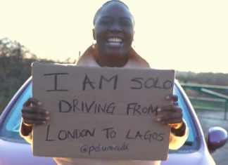 Solo London-to-Lagos driver, Pelumi Nubi survives auto crash