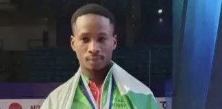 Umoafia wins three w’lifting gold