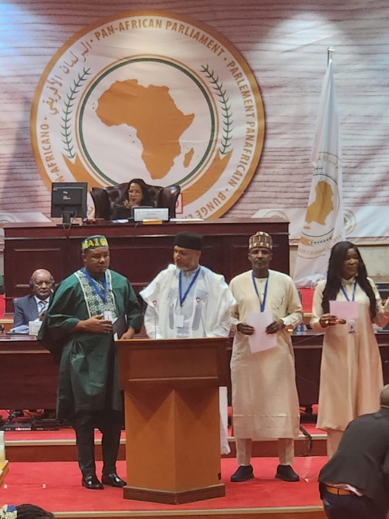 Benue Reps Member, Agbese Inaugurated As Member Pan African Parliament,  Eulogizes  Speaker Tajudeen Abass 