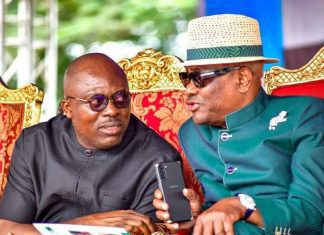 Wike's men visit Fubara, declare support for gov