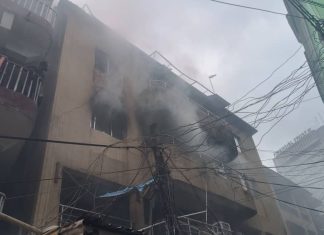 Fire razes hair wig store in Lagos market