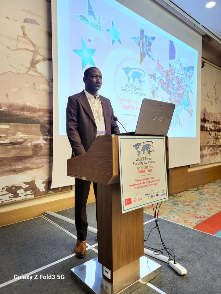 Customs official Salisu Saulawa, presents paper at Border Security