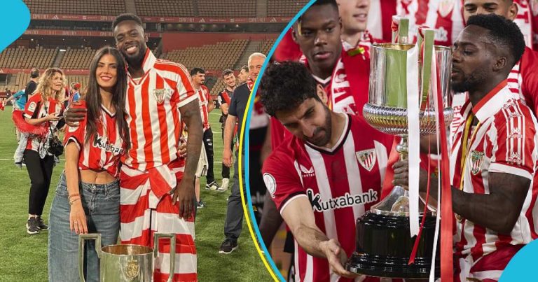 Iñaki Williams’ Fiancée Drops Touching Message To Him As His Club Athletic Bilbao Win Copa Del Rey
