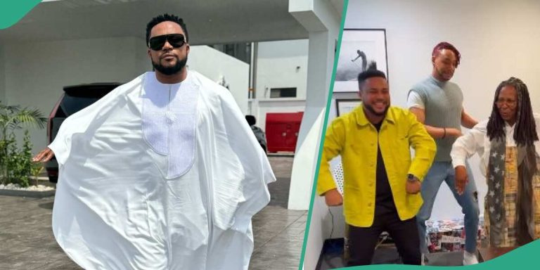 “U Made My Day”: Adorable Moment Tim Godfrey Did Big God Challenge With Whoopi Goldberg in New York