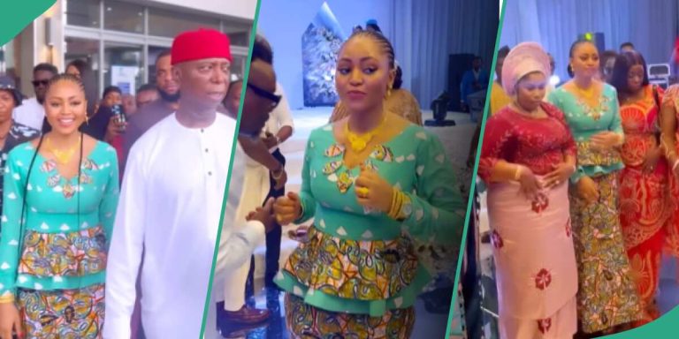 “Where’s Laila”: Video of Regina Daniels and Ned Nwoko Attending a Wedding in Delta Trends