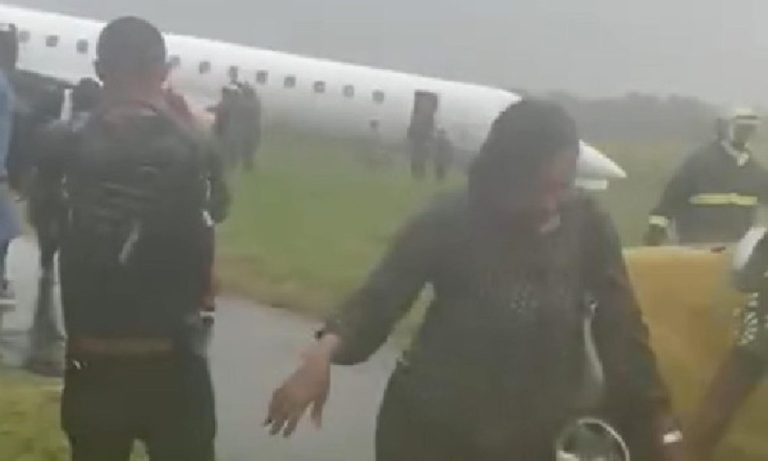 XEJet plane veers off Lagos airport runway